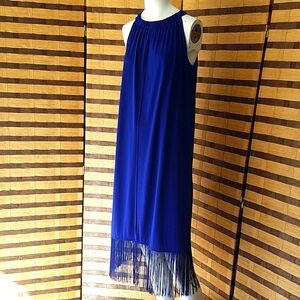 EUC! Chico's fringe wrap dress